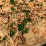 Cheesy Ground Beef and Rice Casserole: Comfort on a Plate finished dish