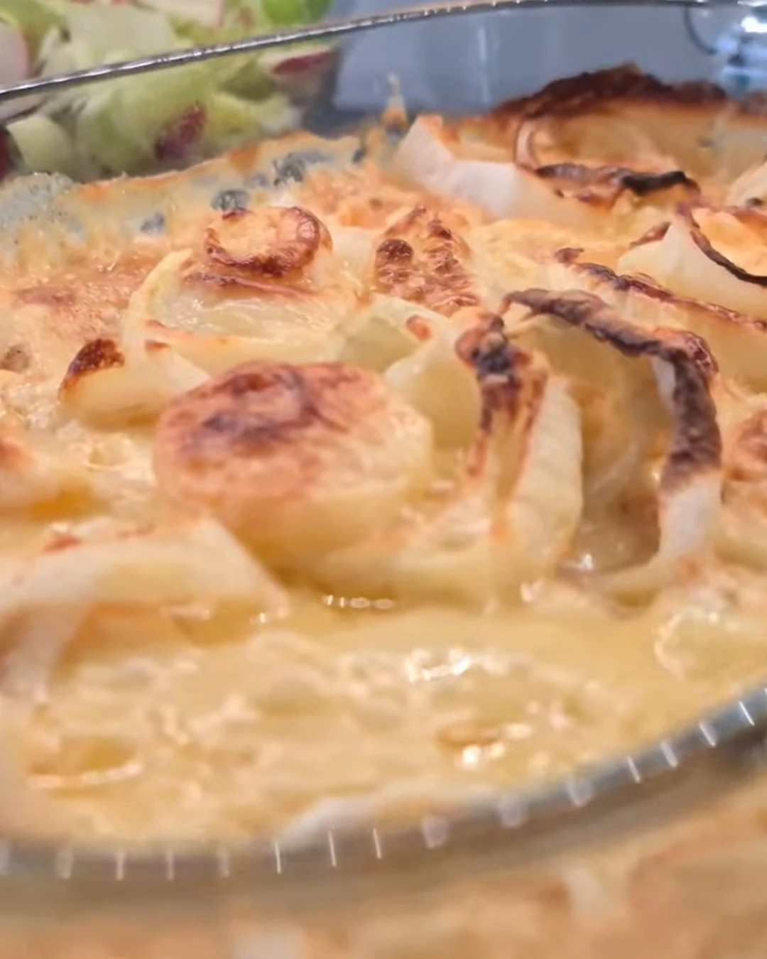 Cheesy Vidalia Onion Delight: A Savory Treat finished dish
