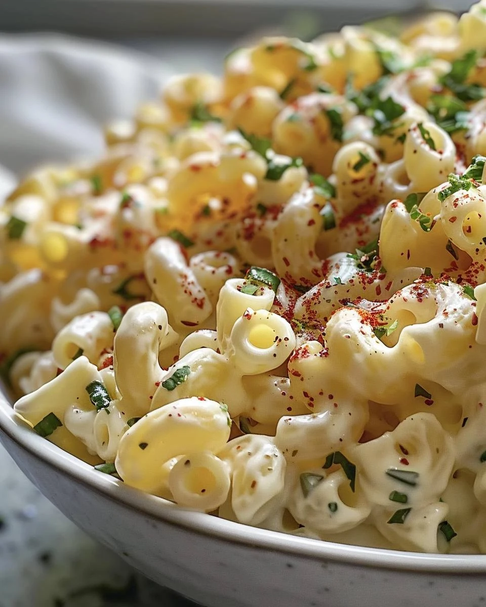 Classic Amish Macaroni Salad Recipe to Try Today finished dish