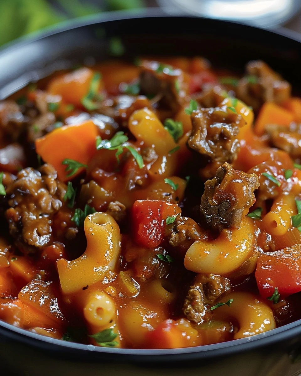 Classic Old-Fashioned Goulash Recipe for Comfort Food finished dish