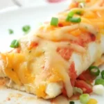 Cream Cheese Enchiladas: A Creamy Delight finished dish