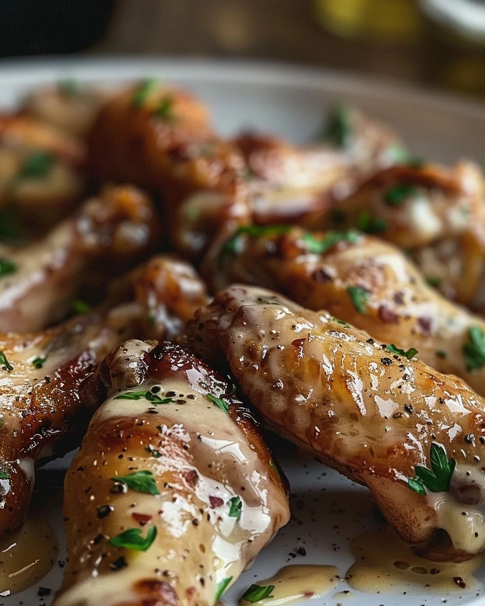 Alfredo Chicken Wings