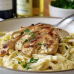 Creamy Chicken Alfredo Pasta Recipe in 35 Minutes finished dish