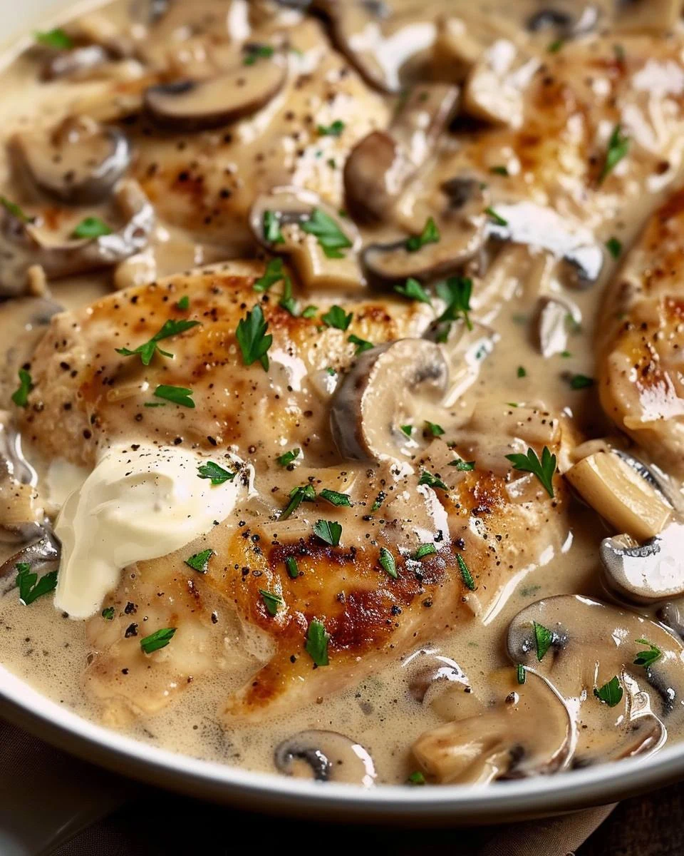 Creamy Chicken Stroganoff Recipe You’ll Love finished dish