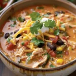 Creamy Crack Chicken Chili Recipe for Dinner finished dish