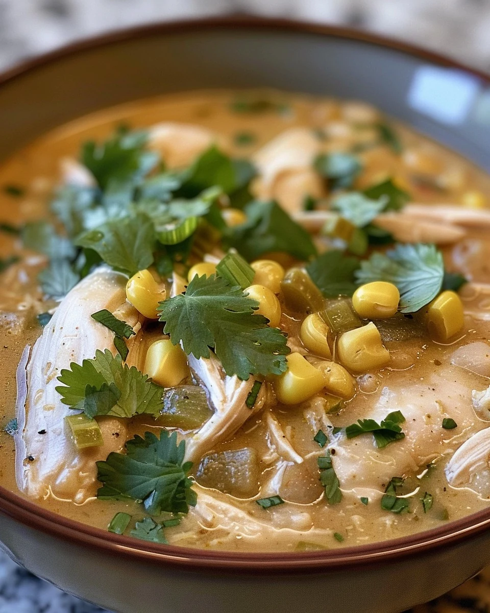 Creamy & Delicious White Chicken Chili Recipe finished dish