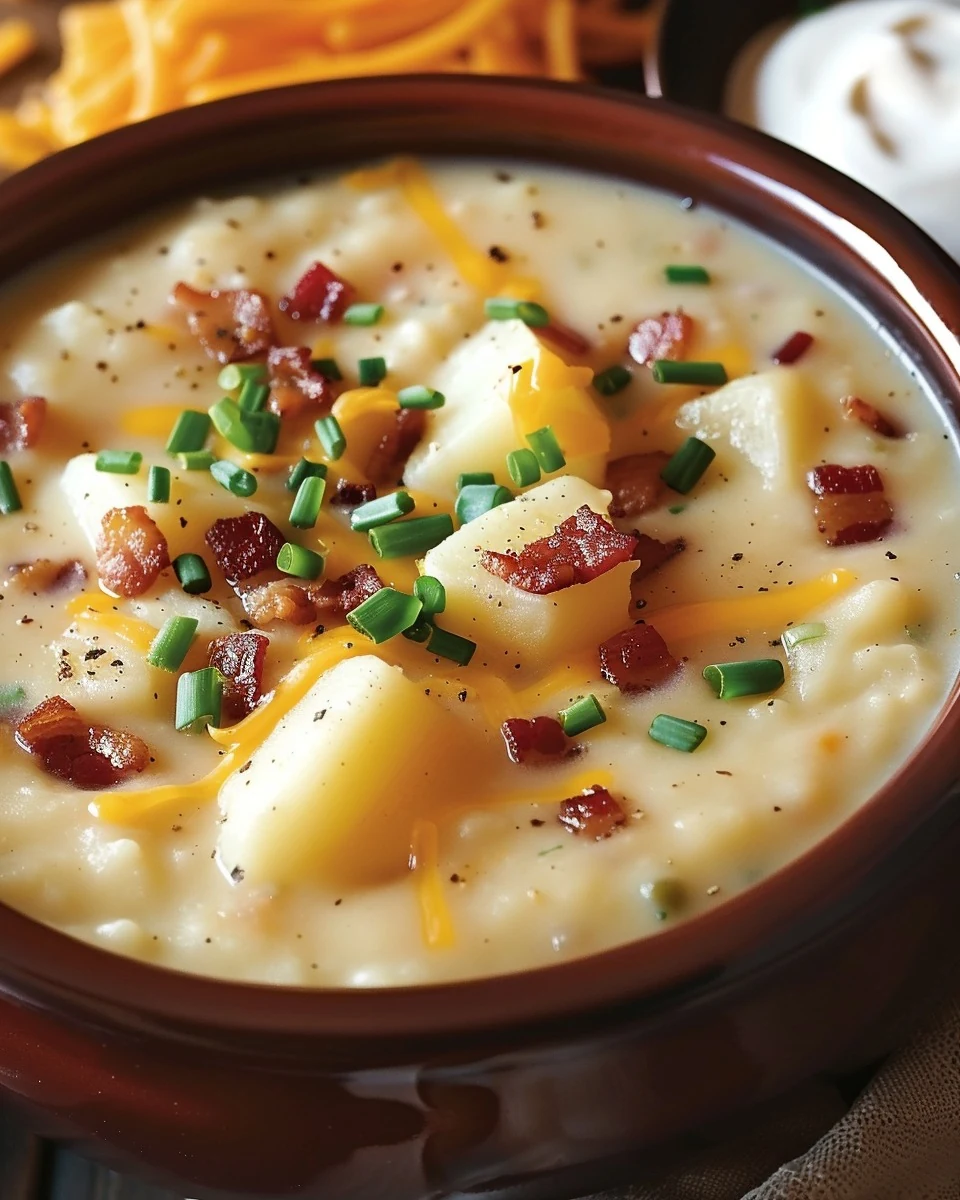 Creamy Loaded Potato Soup Recipe for Comforting Meals