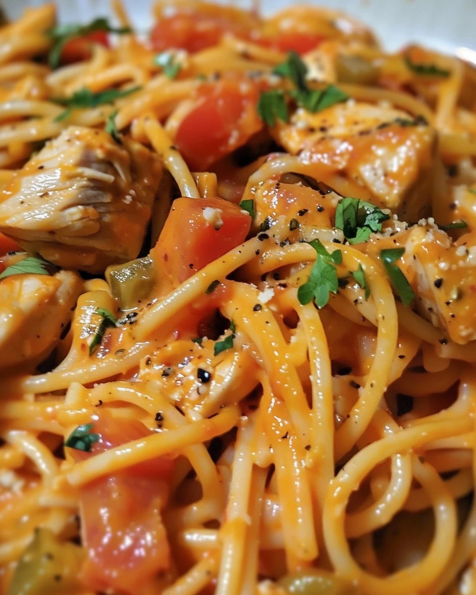 Mexican Chicken Spaghetti