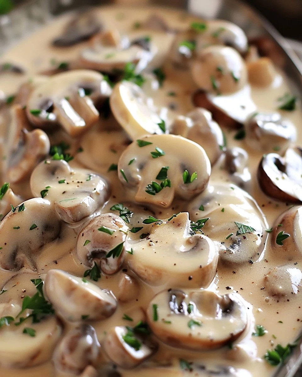 Creamy Mushroom Sauce Recipe You’ll Love finished dish