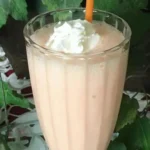 Creamy Orange Creamsicle Milkshake Recipe finished dish