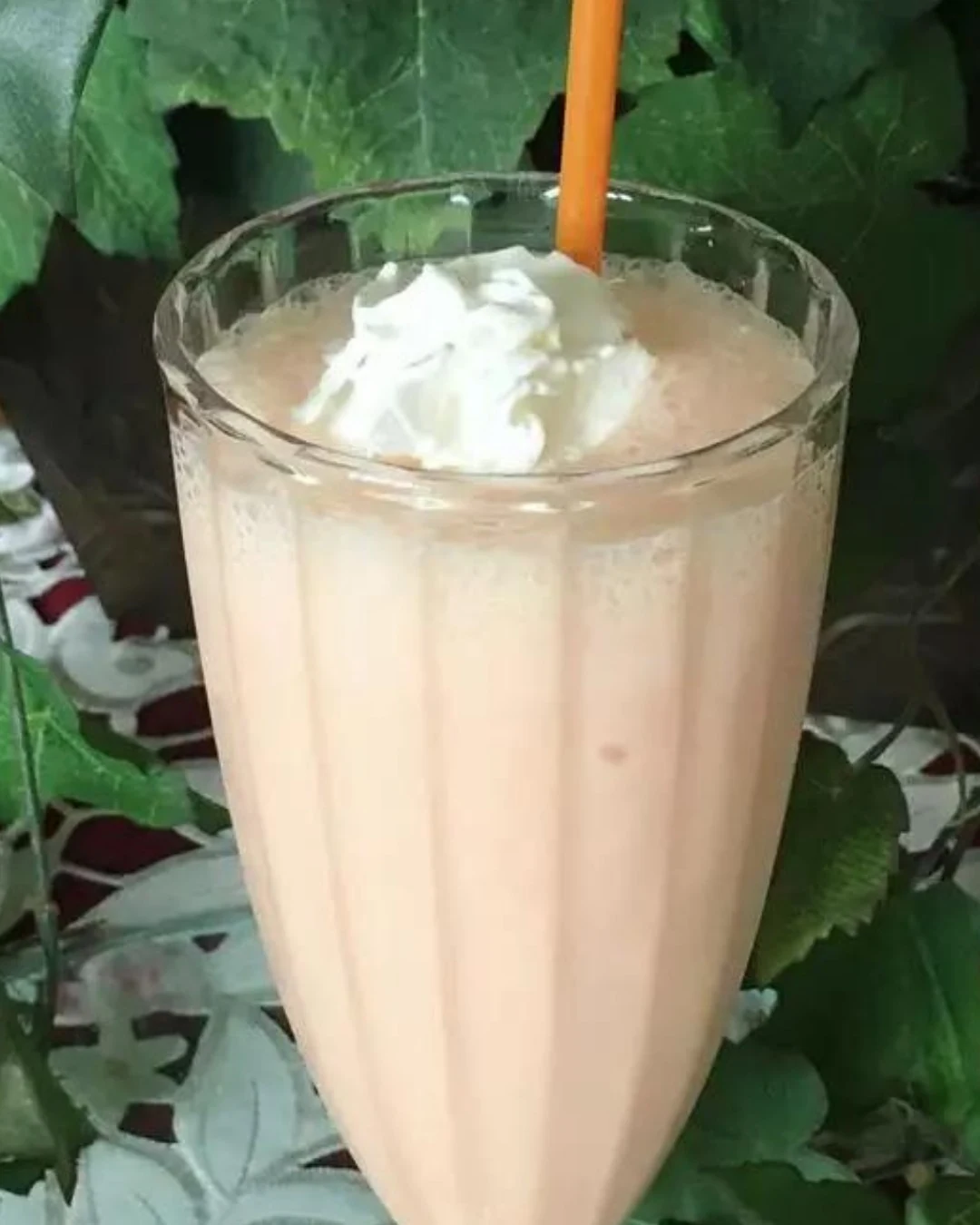 Creamy Orange Creamsicle Milkshake Recipe finished dish