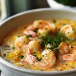 Creamy Shrimp Corn Chowder Recipe You’ll Love finished dish