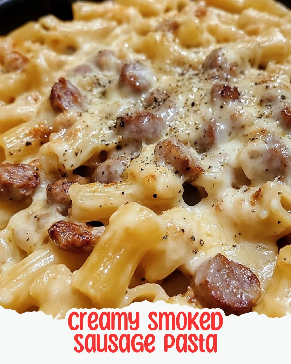 Creamy Smoked Sausage Pasta: A Family Favorite finished dish