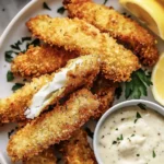 Crispy Air Fryer Fish Sticks Recipe in Minutes finished dish