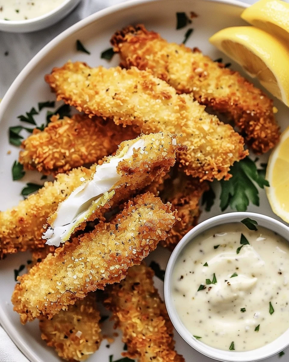 Crispy Air Fryer Fish Sticks Recipe in Minutes finished dish