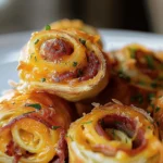 Crispy Cheesy Bacon Rolls: A Flavorful Snack finished dish