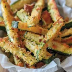 Crispy Courgette Fries Recipe for a Healthy Snack finished dish