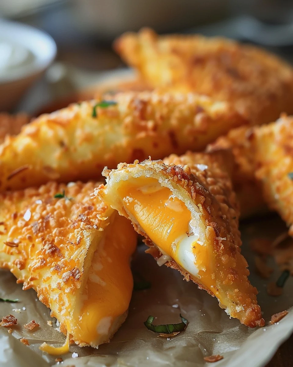Crispy Fried Cheese Stuffed Doritos Recipe to Try finished dish