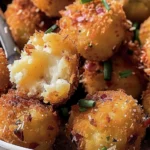 Crispy Fried Mashed Potato Balls Recipe finished dish