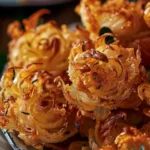 Crispy Mini Blooming Onions in Air Fryer Recipe finished dish