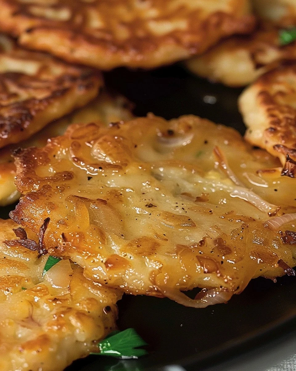 Crispy Onion Patties Recipe for Snack Lovers finished dish
