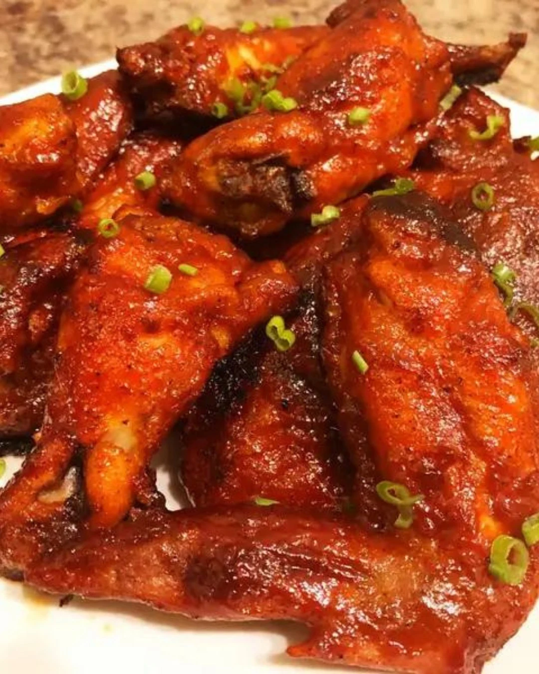 Crispy Oven-Baked Chicken Wings Recipe finished dish