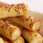Crispy Oven Fried Feta Rolls with Chili Honey Recipe finished dish