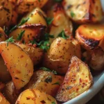 Crispy Paprika Roast Potatoes Recipe You’ll Love finished dish