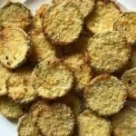 Crispy Parmesan Zucchini Recipe for a Delicious Side Dish finished dish