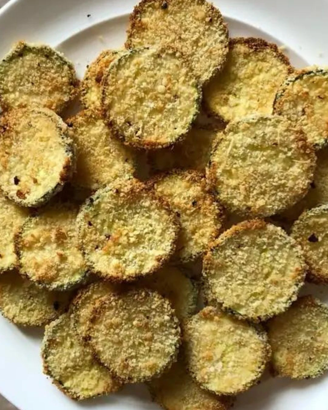 Crispy Parmesan Zucchini Recipe for a Delicious Side Dish finished dish