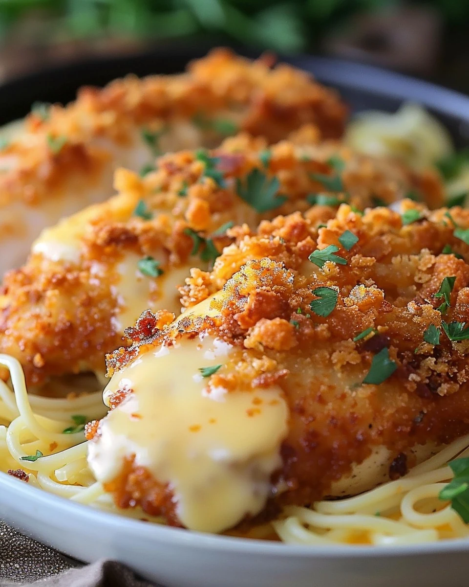 Crispy Ritz Cracker Chicken: Easy & Delicious Recipe finished dish