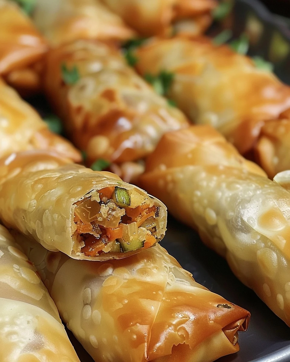 Crispy Vegetable Spring Rolls Recipe Made Easy finished dish