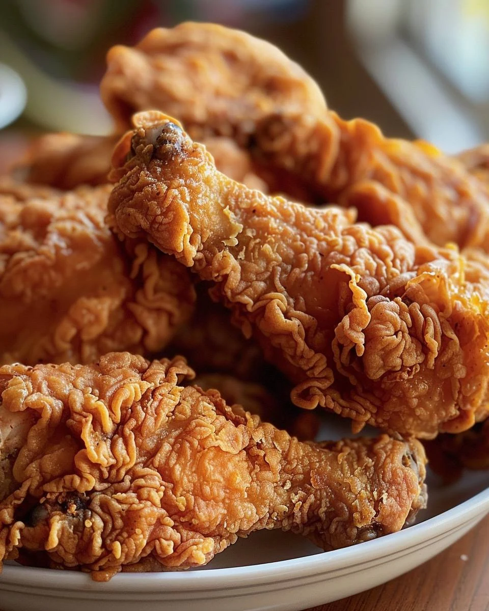 Crunchy and Delicious Triple-Dipped Fried Chicken Recipe finished dish
