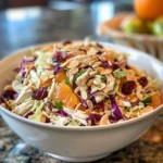 Crunchy Chicken Coleslaw Delight – A Tasty Salad Recipe finished dish