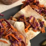 Crunchy Crispy Chicken Wonton Tacos Recipe finished dish