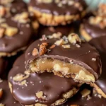 Decadent Chocolate-Covered Nutty Caramel Cookies Recipe finished dish