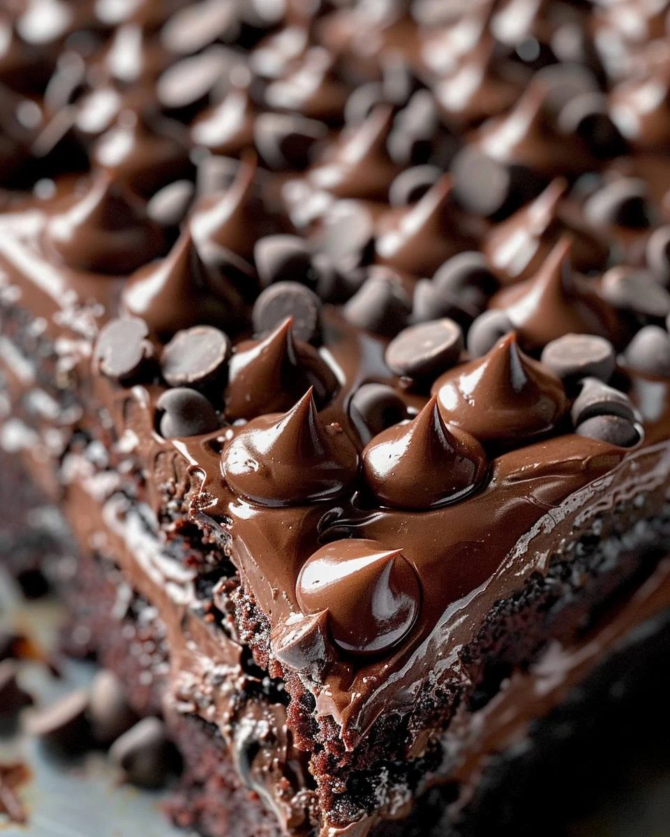 Decadent Chocolate Poke Cake Recipe You’ll Love finished dish