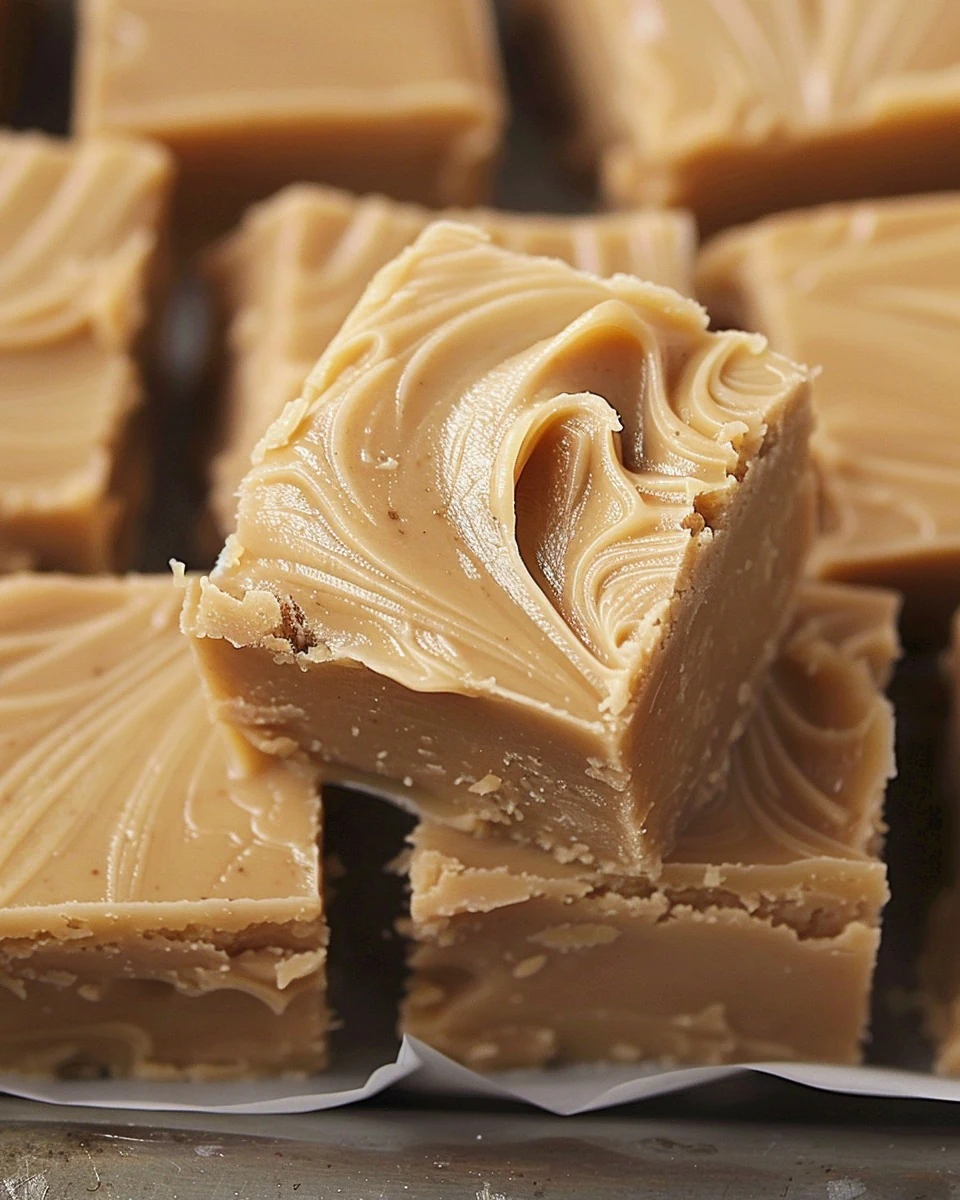 Decadent Creamy Peanut Butter Fudge Recipe finished dish