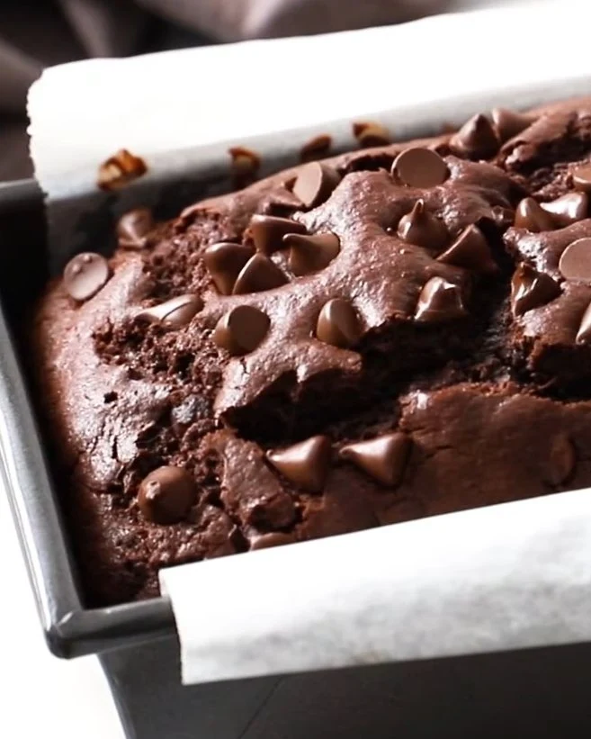 Decadent Hot Fudge Brownie Bread Recipe finished dish