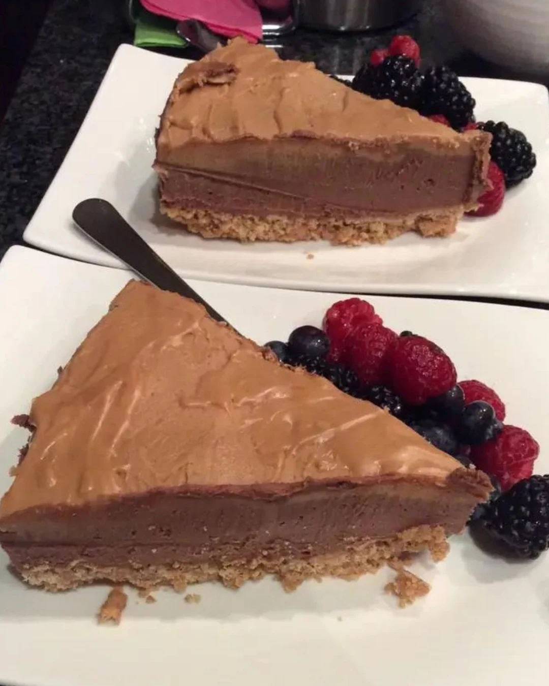 Decadent Peanut Butter Chocolate Cake Roll Recipe finished dish