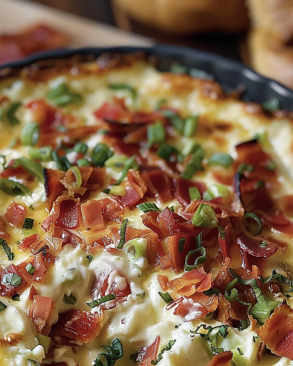 Delectable Creamy BLT Dip Recipe for Your Next Gathering finished dish
