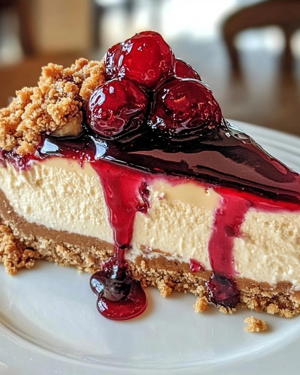 Delectable Peanut Butter and Jelly Cheesecake Delight