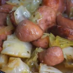 Delicious 20 Minute Kielbasa Cabbage Potato Skillet Recipe finished dish