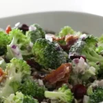 Delicious Amish Broccoli Salad Recipe for Any Occasion finished dish