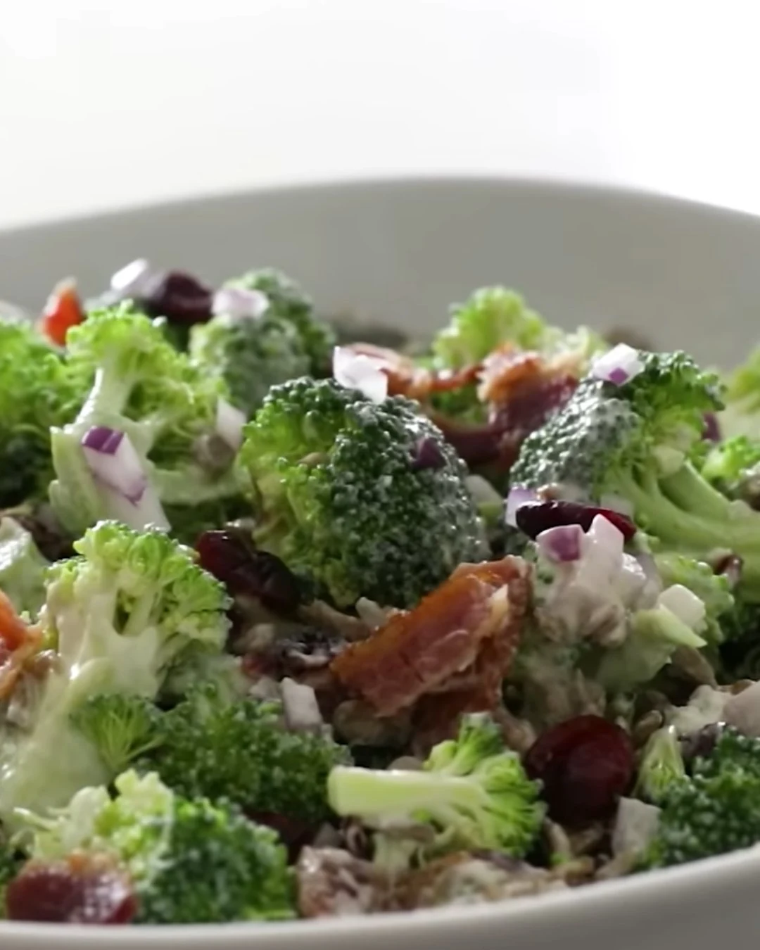Delicious Amish Broccoli Salad Recipe for Any Occasion finished dish