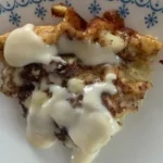Delicious APPLE PECAN CAKE WITH CARAMEL GLAZE Recipe finished dish