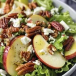 Delicious Apple Pecan Feta Salad Recipe finished dish