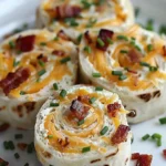 Delicious Bacon Cheddar Ranch Pinwheels Recipe finished dish
