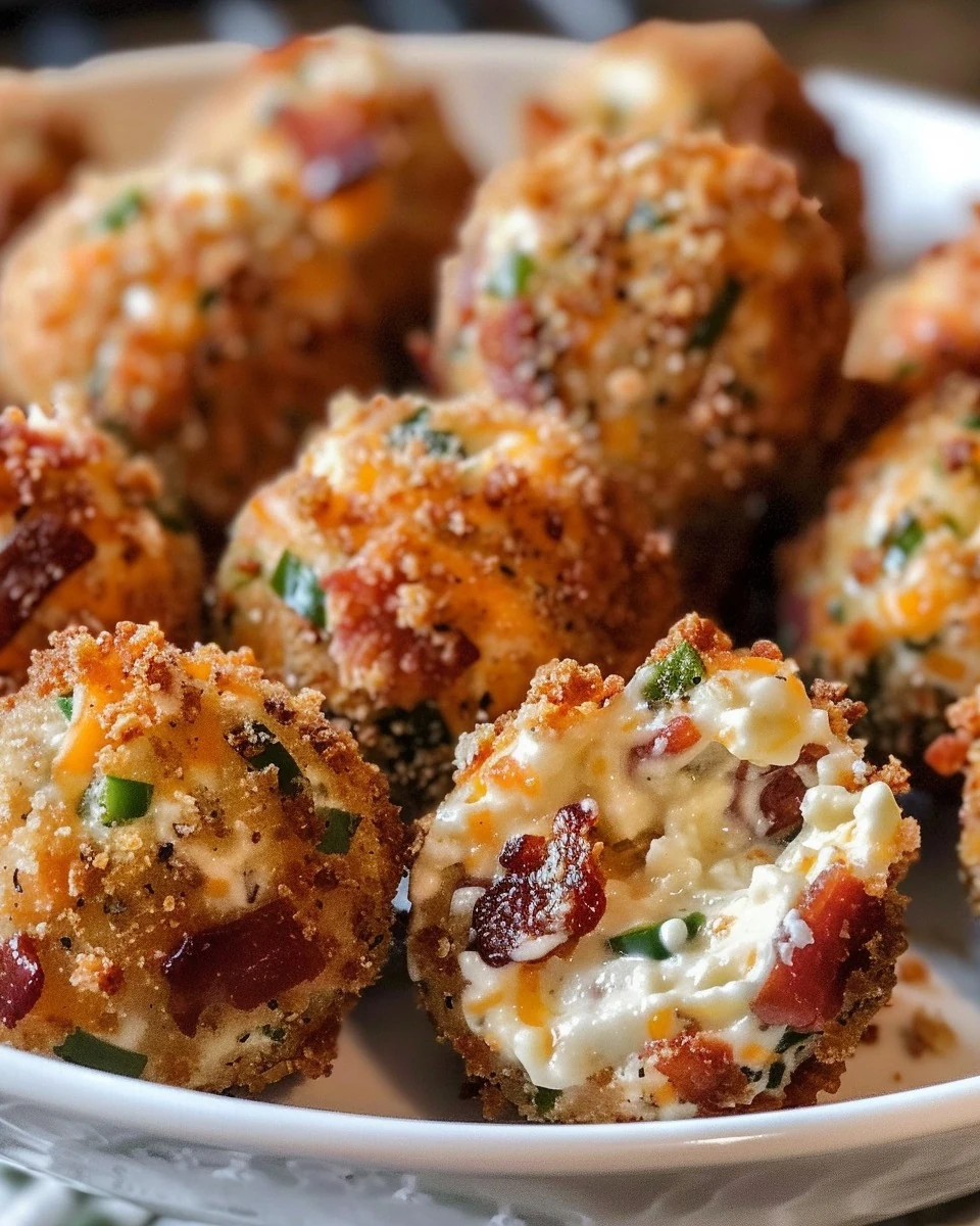 Delicious Bacon Jalapeño Popper Cheese Balls Recipe