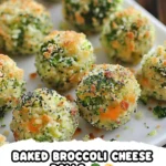 Delicious Baked Broccoli Cheese Balls Recipe finished dish